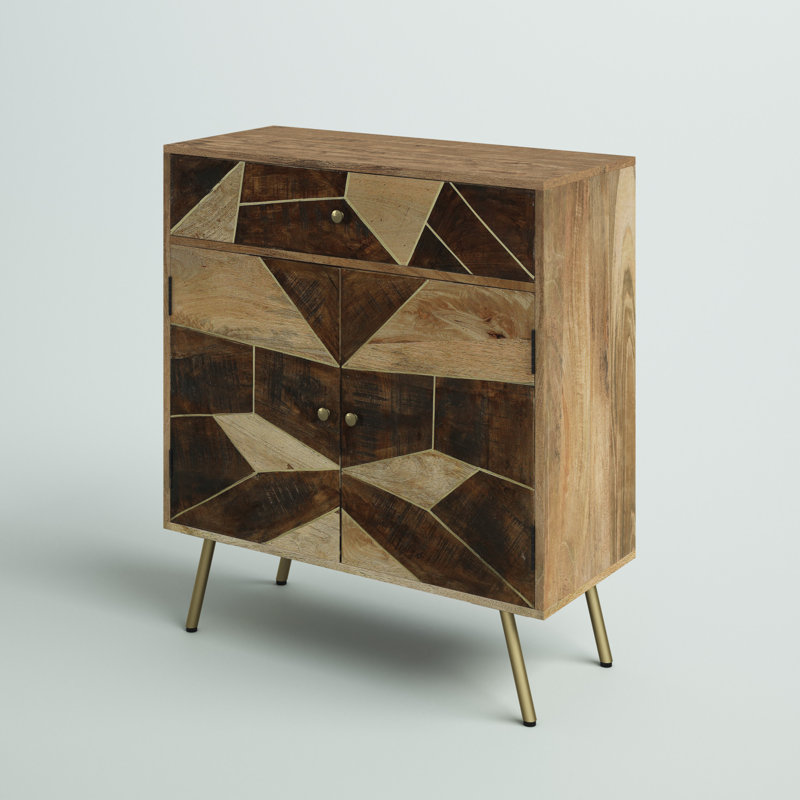 Mercury Row® Bodie Solid Wood 1 Door Accent Wayfair